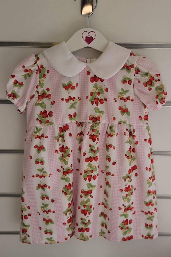 Dress with strawberry pattern 